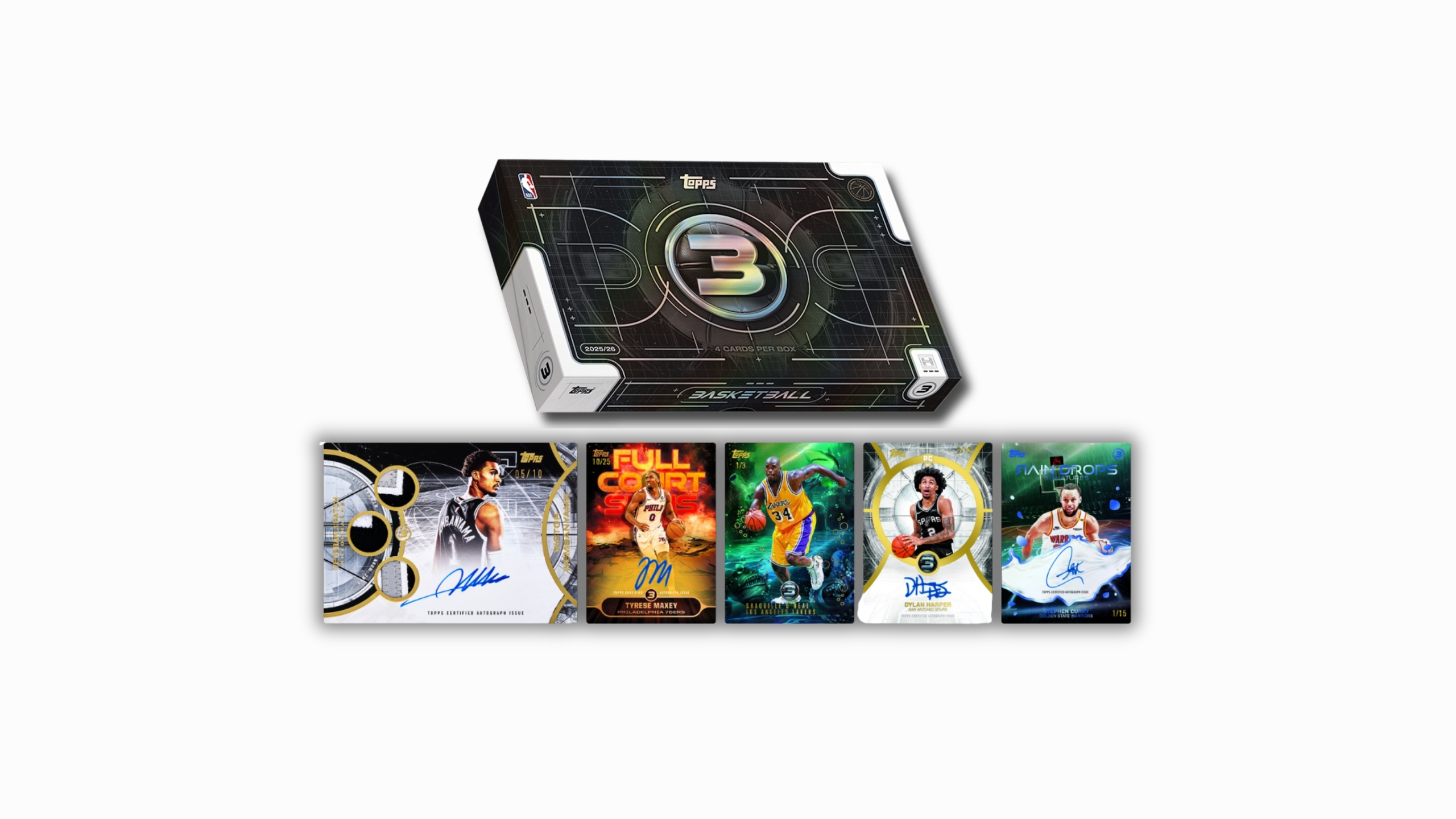 2025–26_Topps_Three_Basketball_Hobby_Box