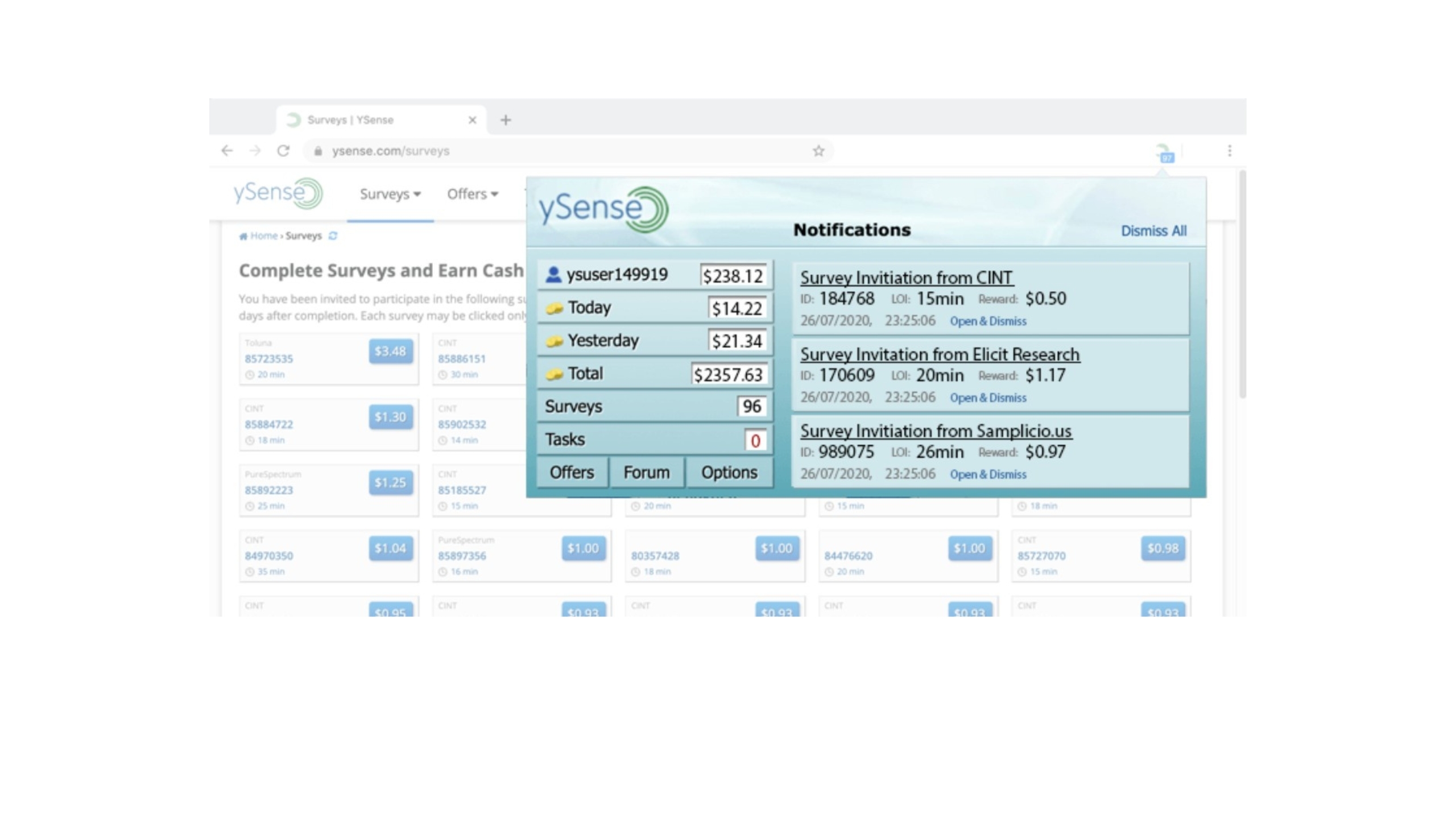 Betting_Offers_YSense_Sign-up_Offers