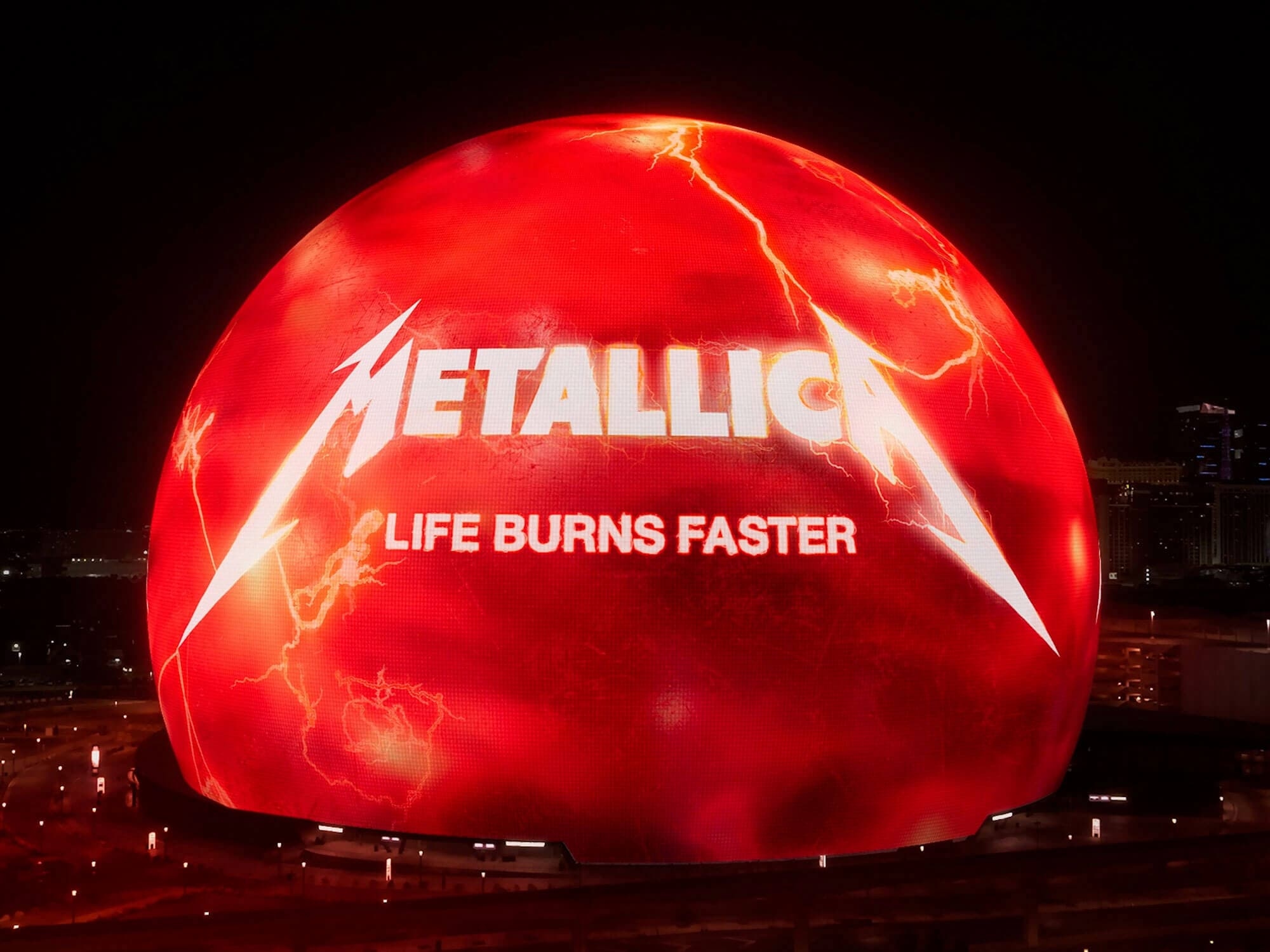 Metallica at the Sphere