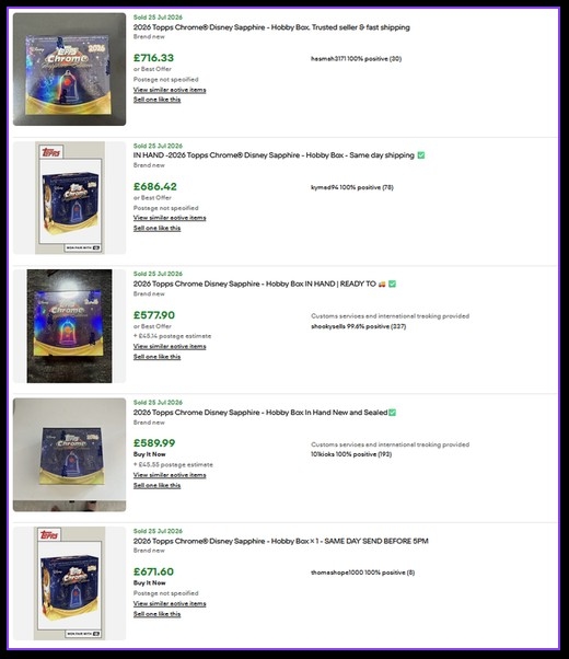 2026_Topps_Chrome_Disney_Sapphire_Hobby_Box