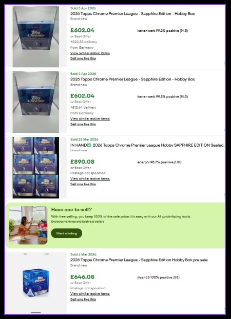 2026_Topps_Chrome_Premier_League_Sapphire_Hobby_Box